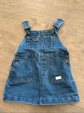 7 For All Mankind Jean Girls' Overall Dress - Blue